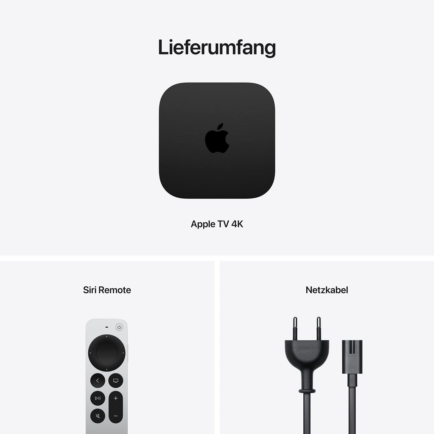 Apple 2022 Apple TV 4K Wi‑Fi + Ethernet mit 128 GB Speicher (3. Generation)